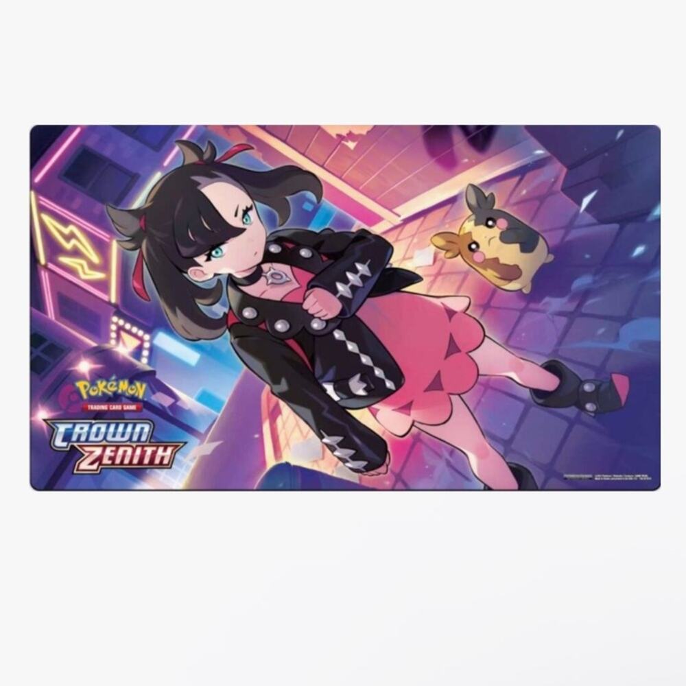Pokémon Crown Zenith Marnie Playmat